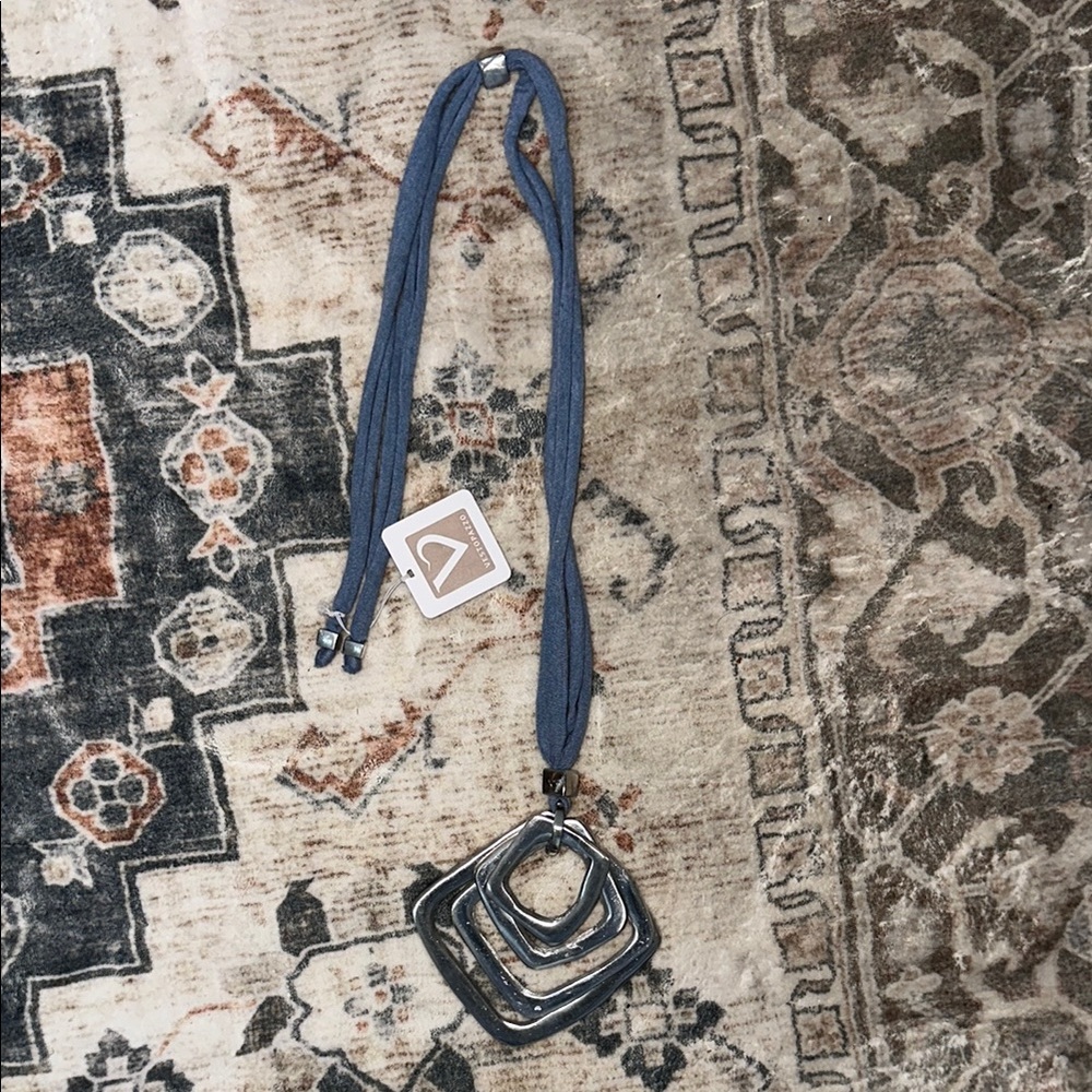 Vestopazzo Blue & Silver Nickel Tested Jersey Pendente NET!